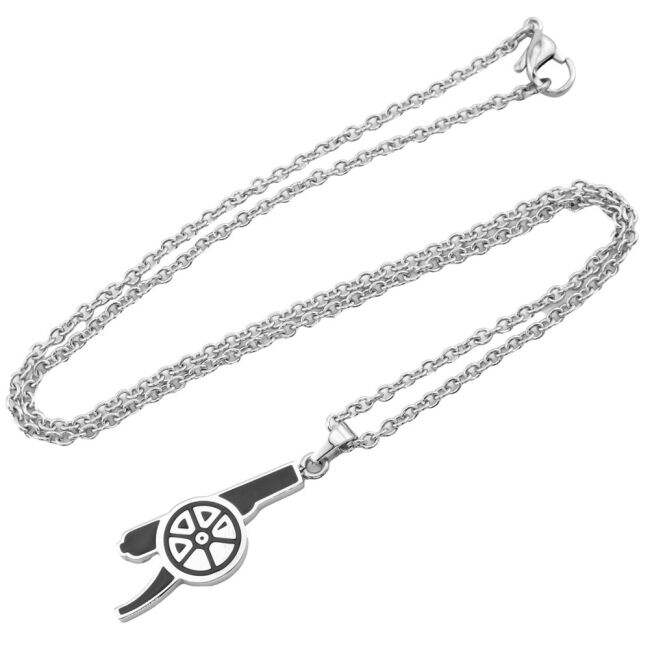 Arsenal FC Colour Cannon Pendant & Chain - official style