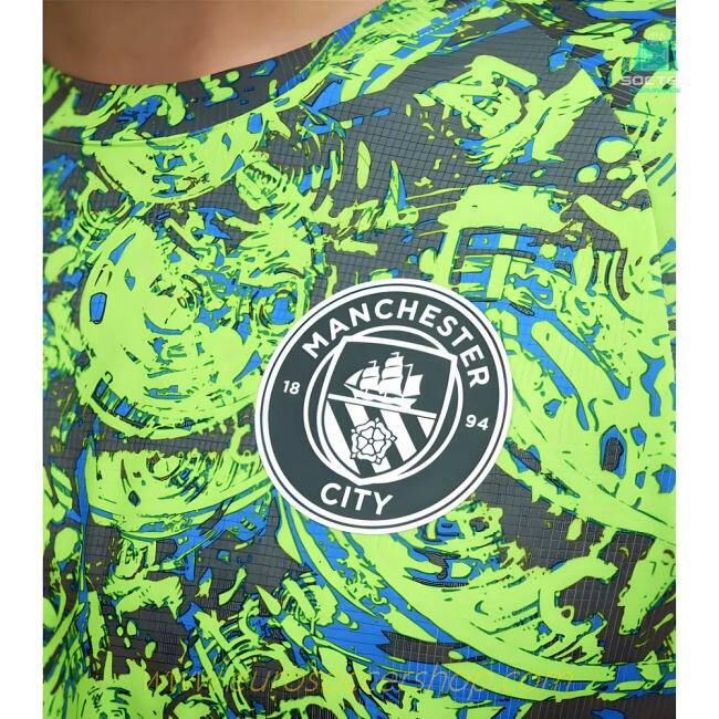 2025-2026 Man City Warm Up Jersey (Pro Green)