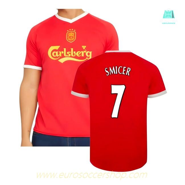 2001-2003 Liverpool Retro Euro Home Shirt (Smicer 7)