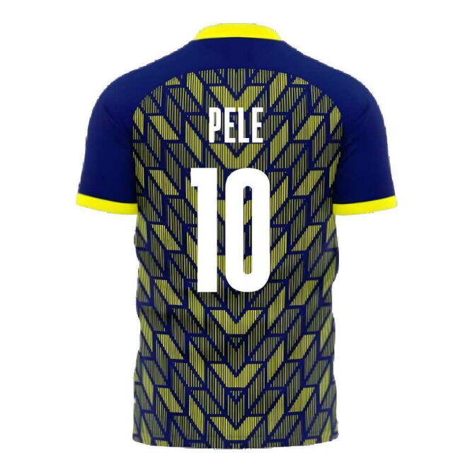 Brazil Soccer Team Fashionable Concept Football Shirt (PELE 10)