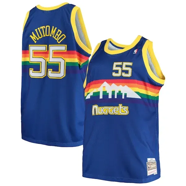 Dikembe Mutombo DEN Swingman Jersey - genuine classic workout