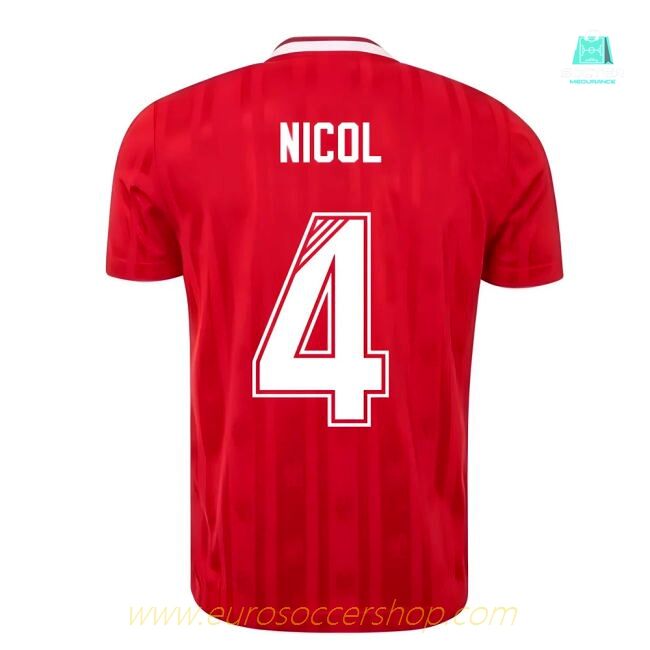 Liverpool FC 1988-89 Candy Home Shirt (Nicol 4)