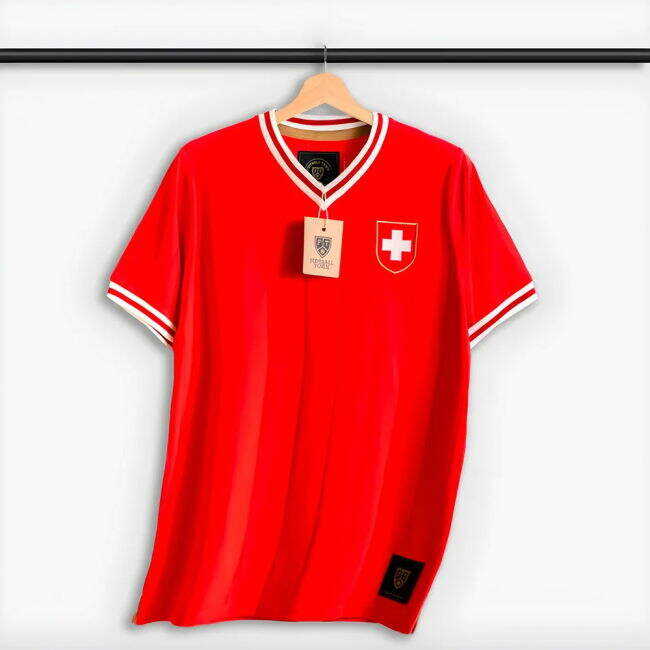 Switzerland Die Nati Retro Football Shirt
