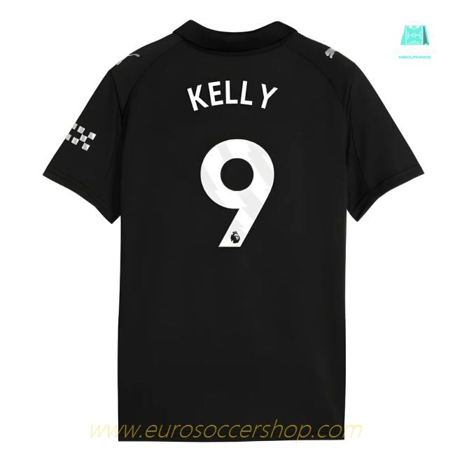 2025-2026 Man City Away Shirt (Kids) (Kelly 9)