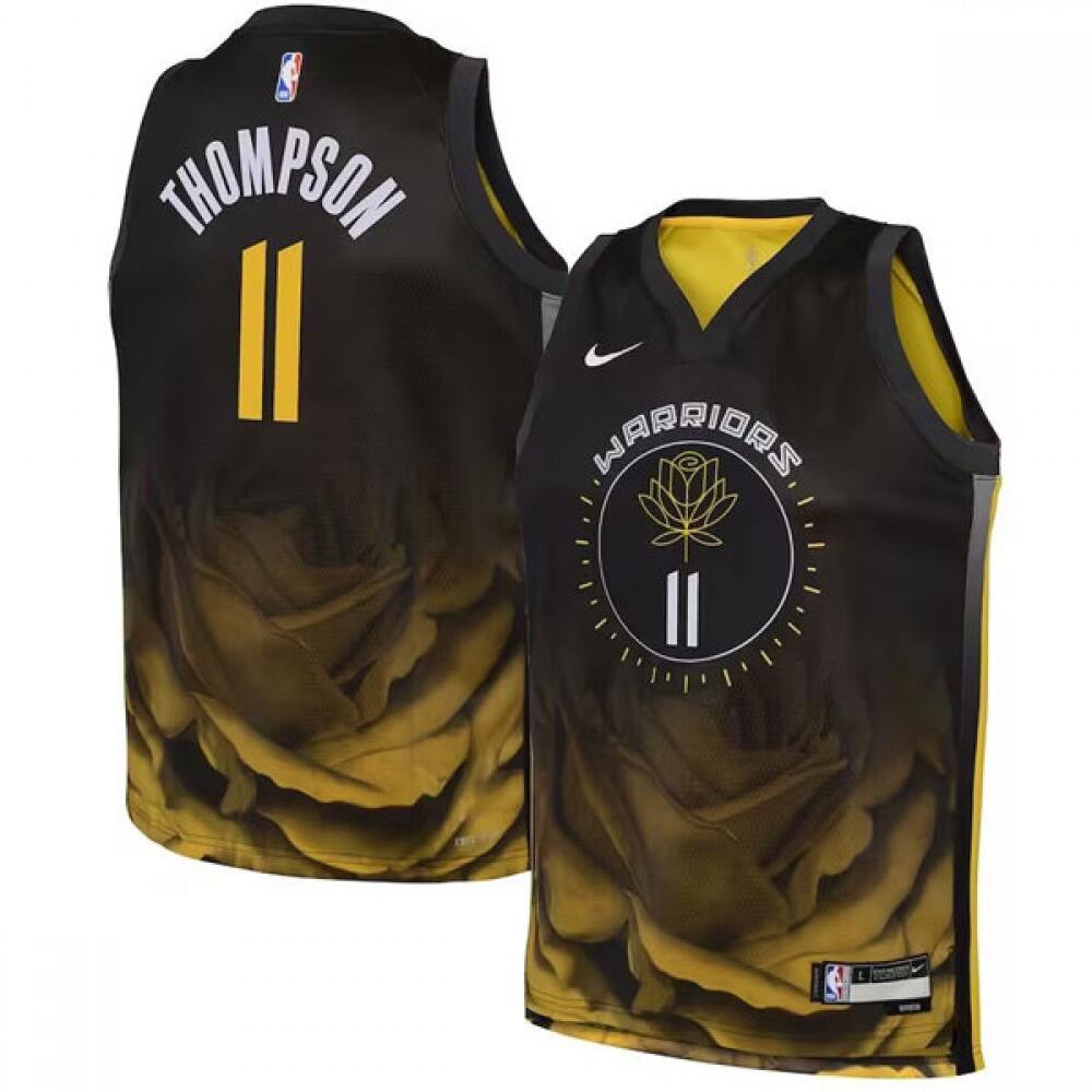 Jersey Golden State Warriors 11 Black - City Edition - Basketball Fan Gear