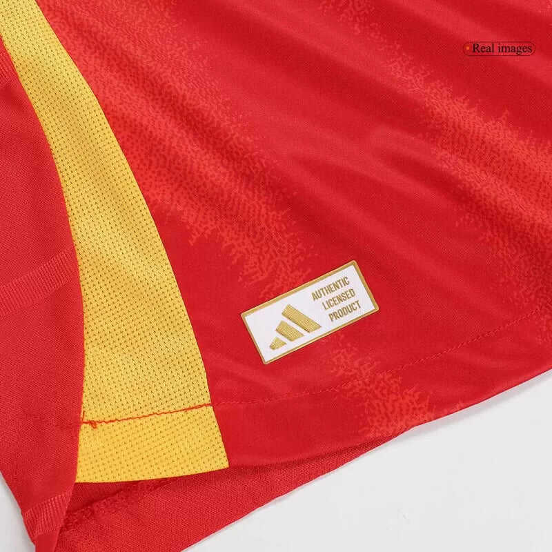 Player Version Spain Home Soccer Jersey Euro 2024 Authentic Kit