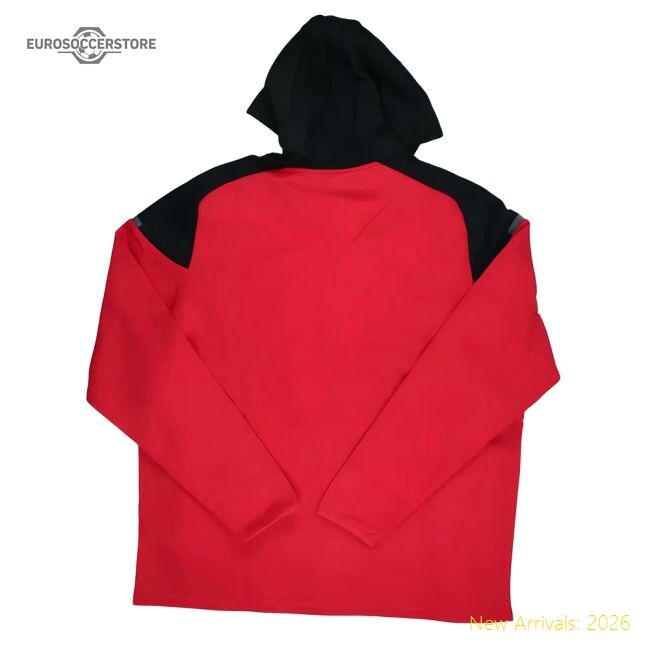 2023-2024 Ac Milan Training All Weather Fan Jacket (red)