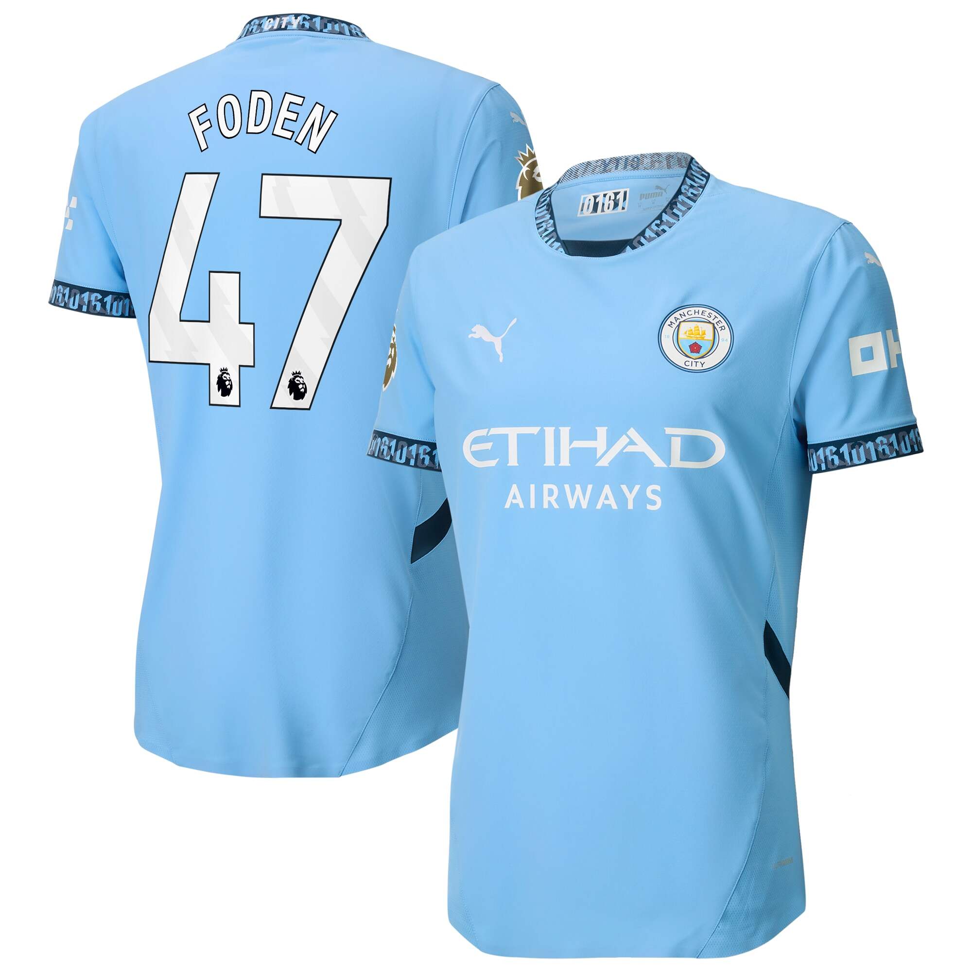 Man City Men's 2024 Performance Authentic Jersey - Game Jersey