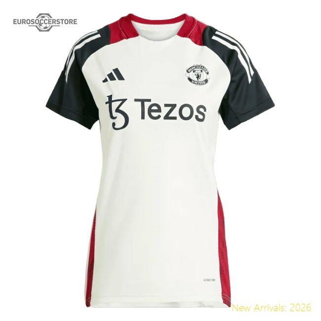 Authentic 2025 Man Utd Training Jersey (off White) - Womens - Premium
