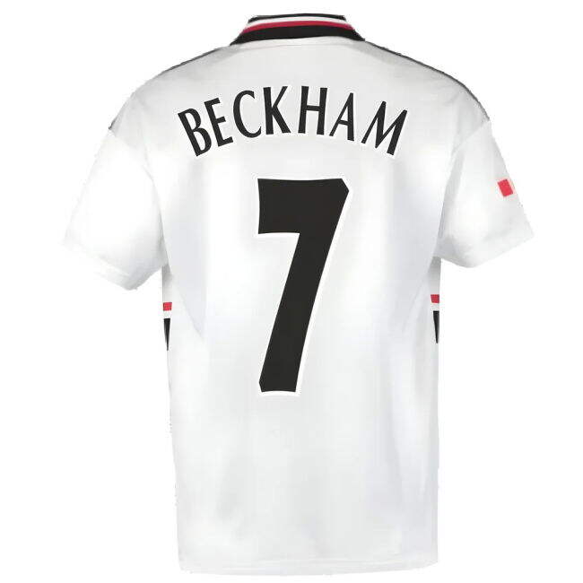 Anti-Odor Rare MUN Away EPL Shirt Special Offer - BECKHAM 7 Adult#458