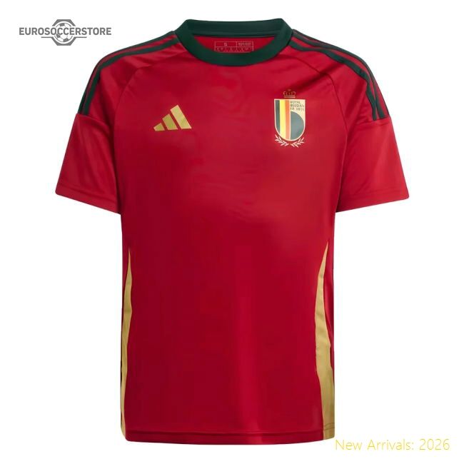 Authentic Belgium 2024-2025 Home Shirt - Moisture-management