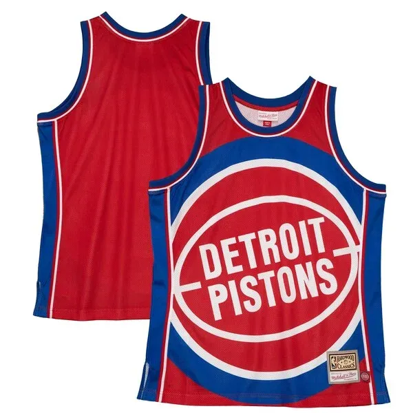 Detroit Pistons DET Jersey - superior replica-jersey - Red game-day