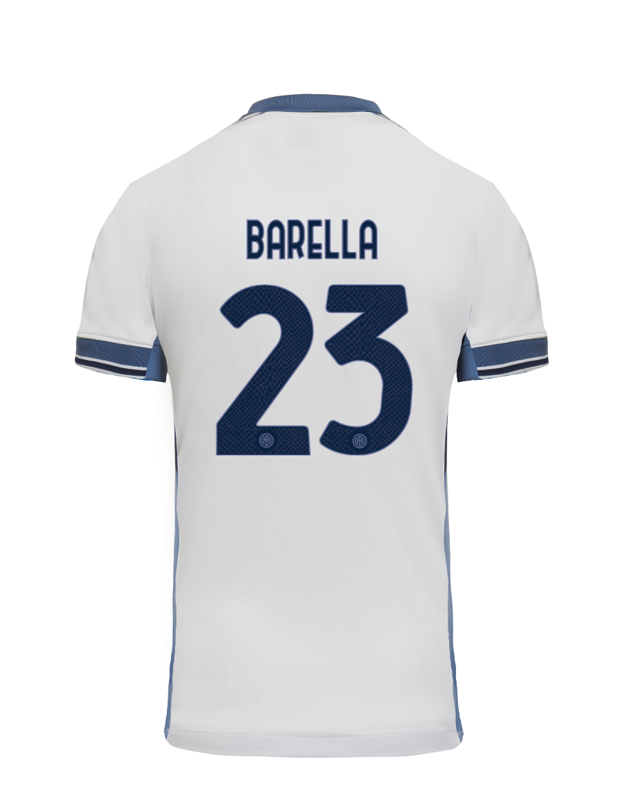 Inter Milan 24-25 Season Away BARELLA Number 23 Football Jersey