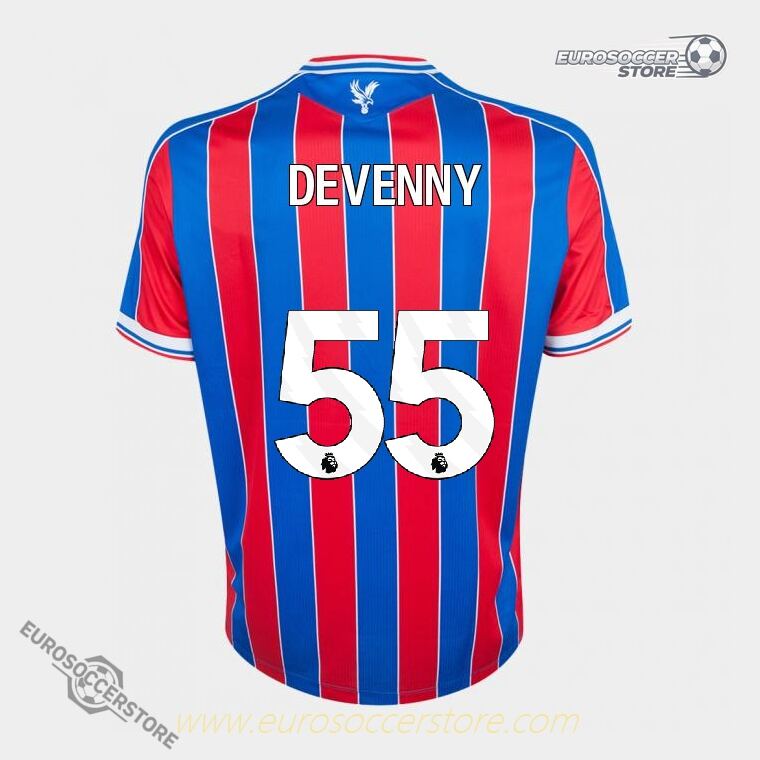 Crystal Palace 25-26 Home Jersey DEVENNY 55