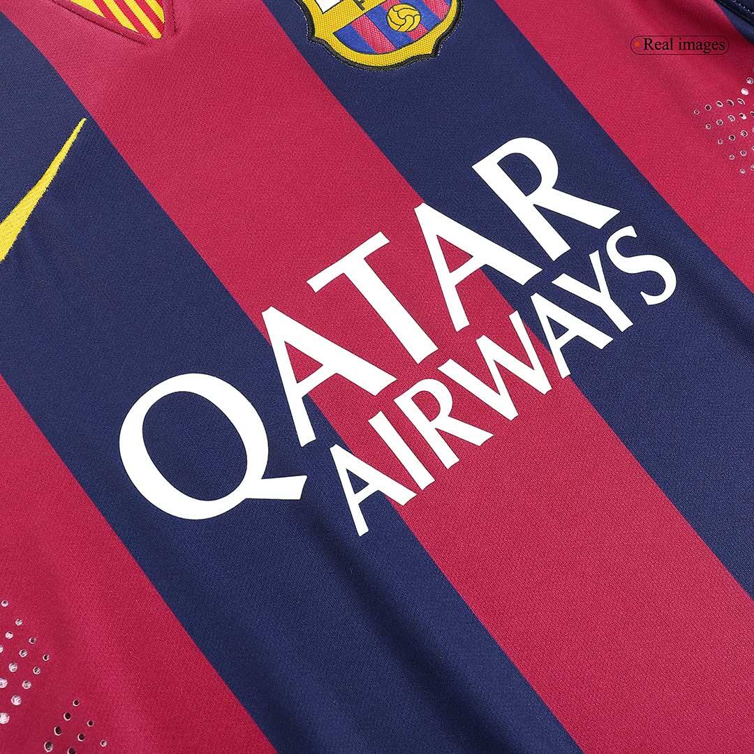 Retro NEYMAR JR #11 2014/15 Barcelona Home Soccer JerseyAuthentic Kit