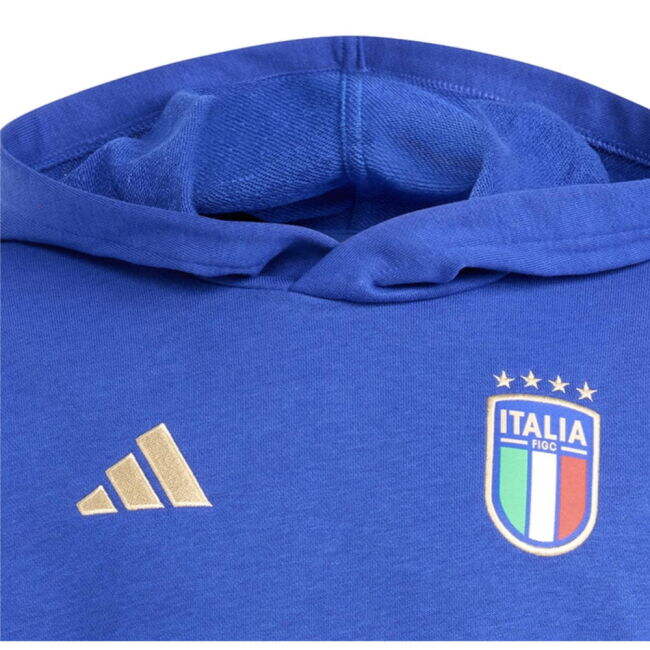 World Cup Special Italy 2026-2027 Italy Hooded Top (Blue) - Kids