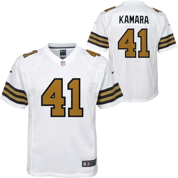 New Orleans Saints Game NFL Jersey - White | Durable Football Apparel