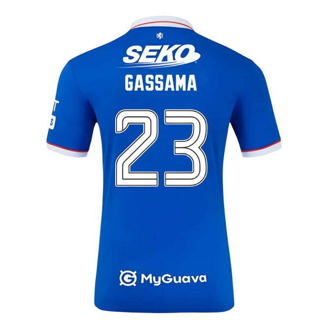 Excellent Glasgow Rangers Gassama 2 #3 Economical Official Merch (v3)