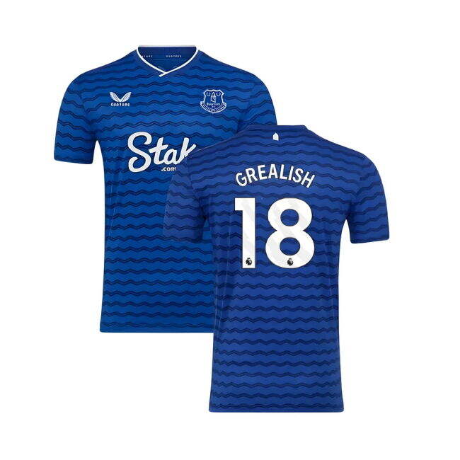 2025-20 Everton Home Soccer Jersey Grealish #18 L M S