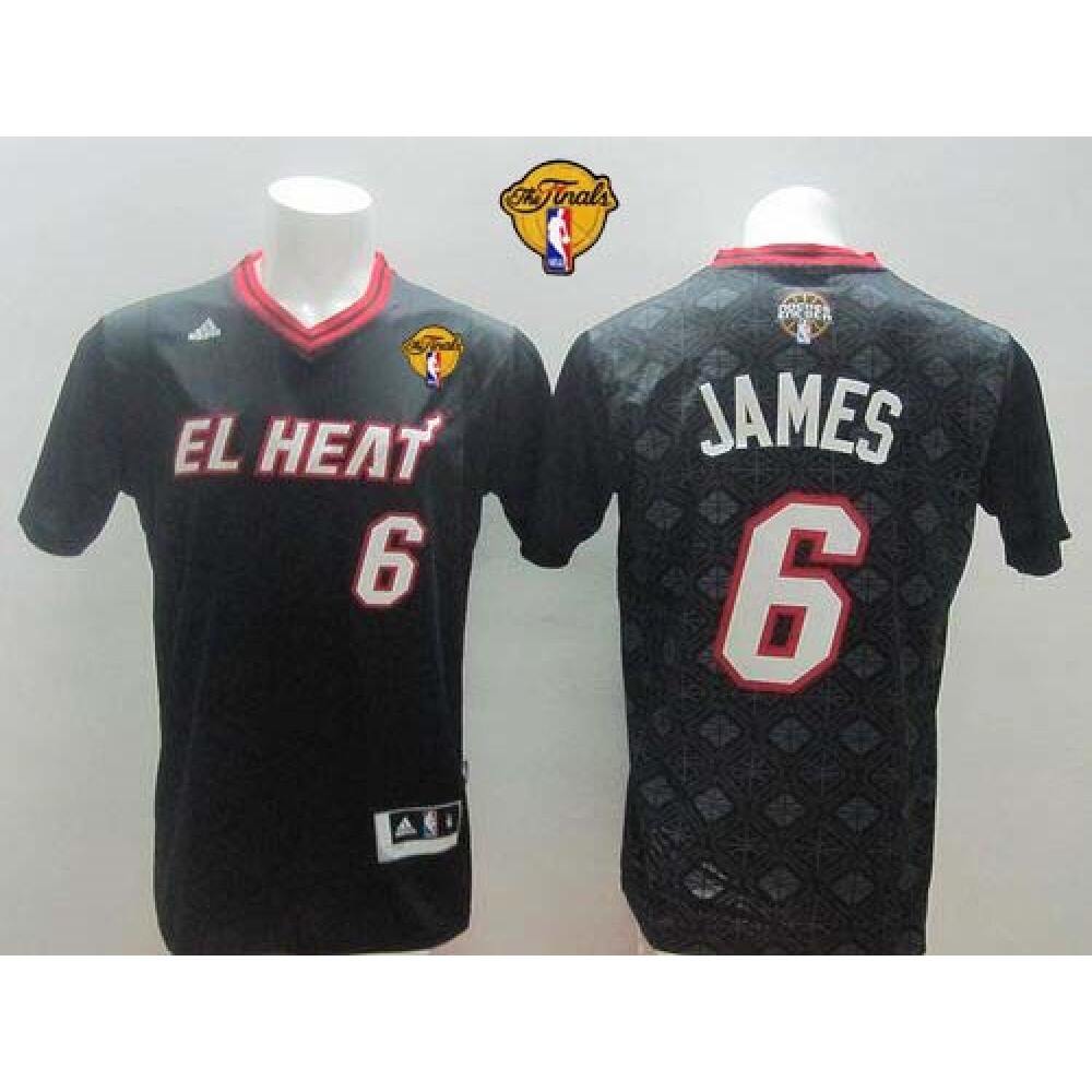 Collector's Item Men's MIA #6 LeBron Black Basketball Jersey