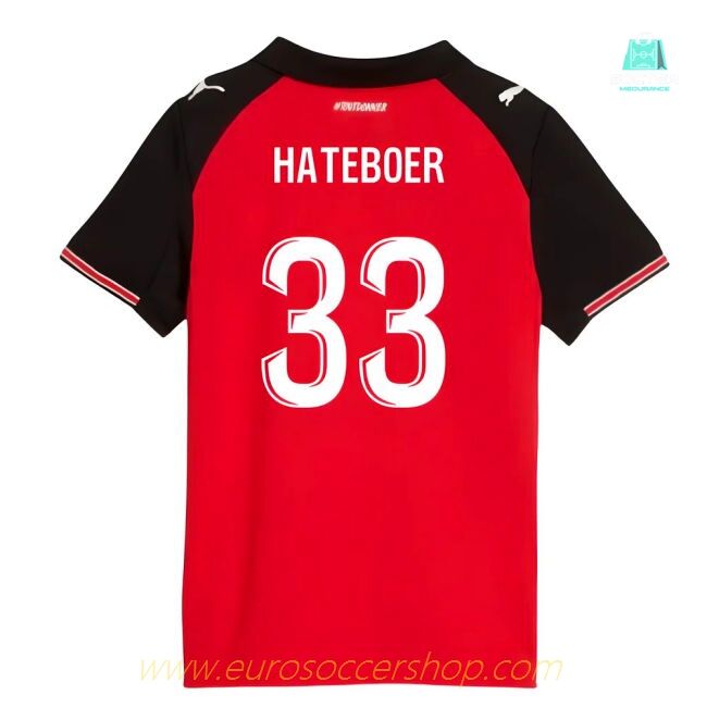 2025-2026 Stade Rennais Home Shirt (Kids) (Hateboer 33)