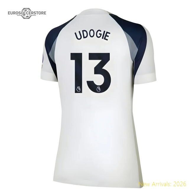 Authentic 2025-2026 Tottenham Home Shirt (womens) (udogie 13)