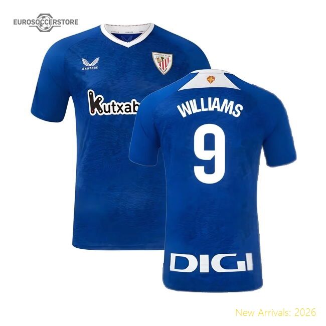 2024-2025 Athletic Bilbao Away Elite Jersey Williams Advanced Textile