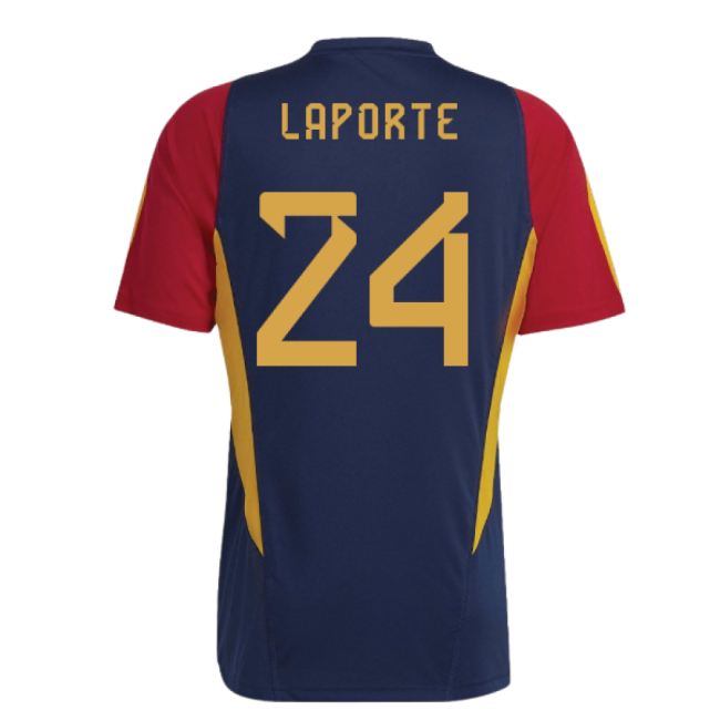 2022-2023 Spain Training Jersey (Navy) (Laporte 24)