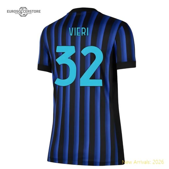 Inter Milan Vieri Premium Home Jersey Serie A Adidas Climacool
