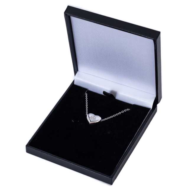 Authentic Newcastle United Fc Stainless Steel Heart Necklace