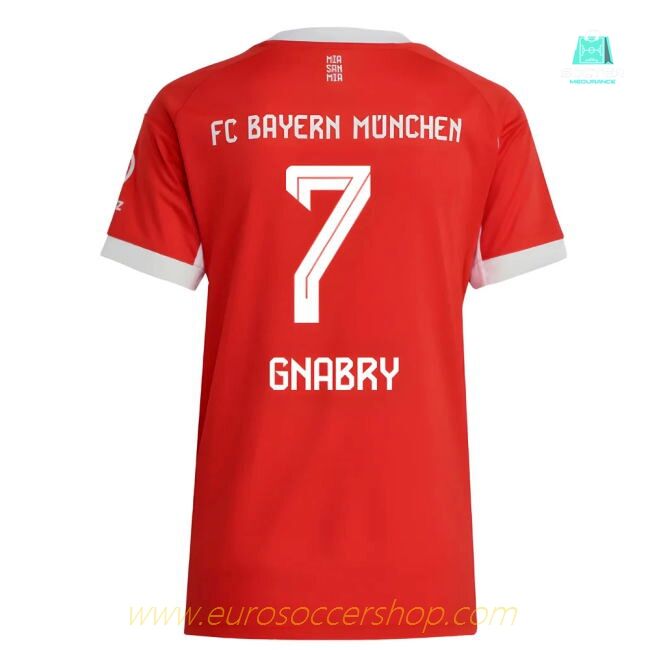 2025-2026 Bayern Munich Home Shirt (Womens) (Gnabry 7)