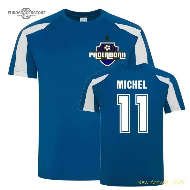High-Quality Sven Michel Paderborn Sports Training Jersey (Blue)