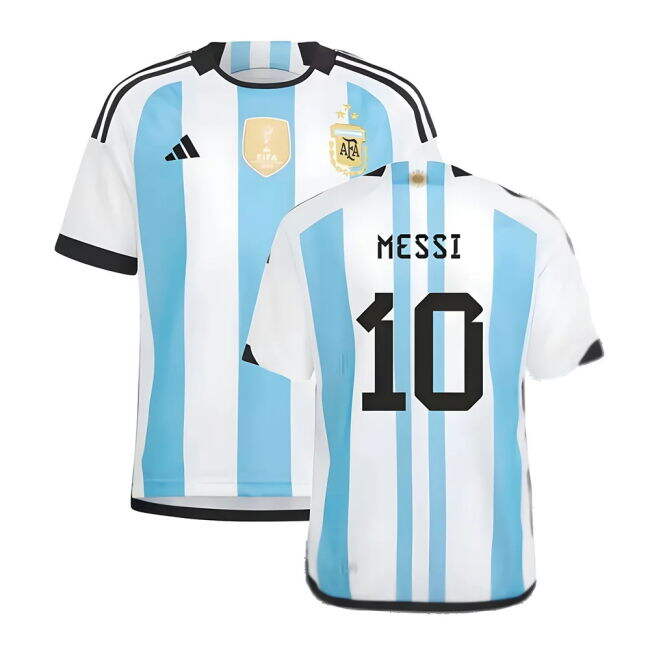 Kids Collector's Premium Edition Argentina Home Rare Jersey (MESSI 10)