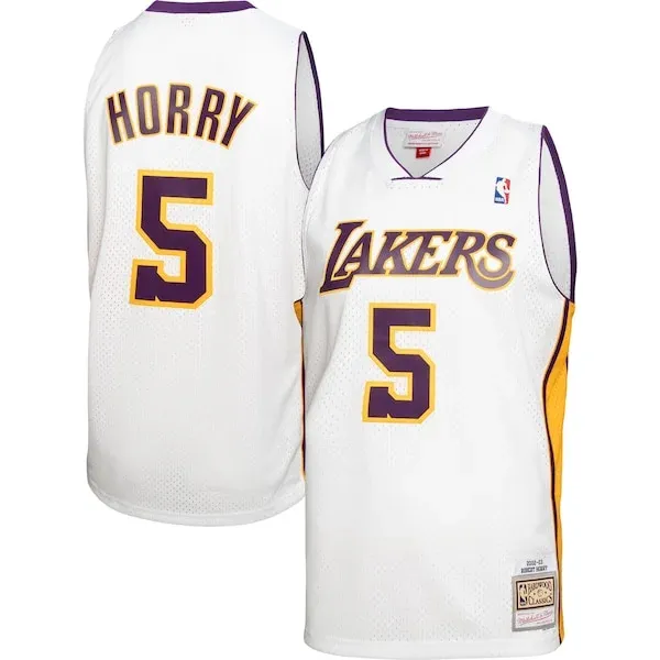 Robert Horry LAL Swingman Jersey - exclusive NBA - White casual