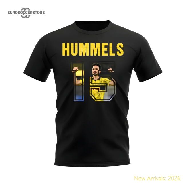 Mats Hummels Name And Number Borussia Dortmund Tee (black)