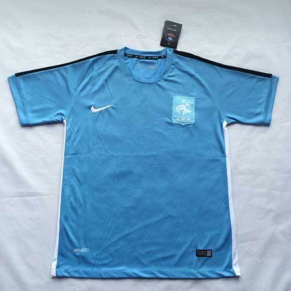 France 2015-16 Light Blue Training Shirt - Official Replica 15644