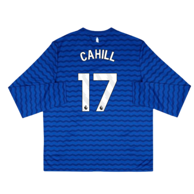 2025-2026 Everton Home Long Sleeve Shirt (Cahill 17)
