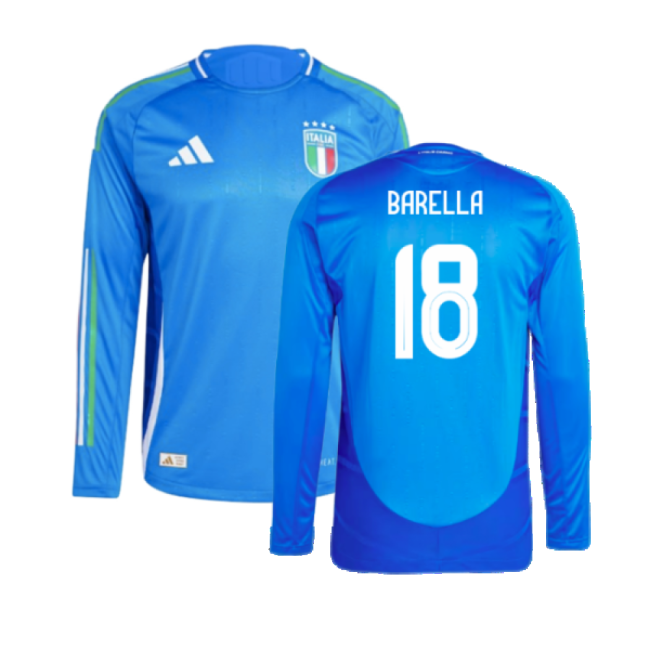 High-performance European Team 2024-2025 Home Long Sleeve Shirt