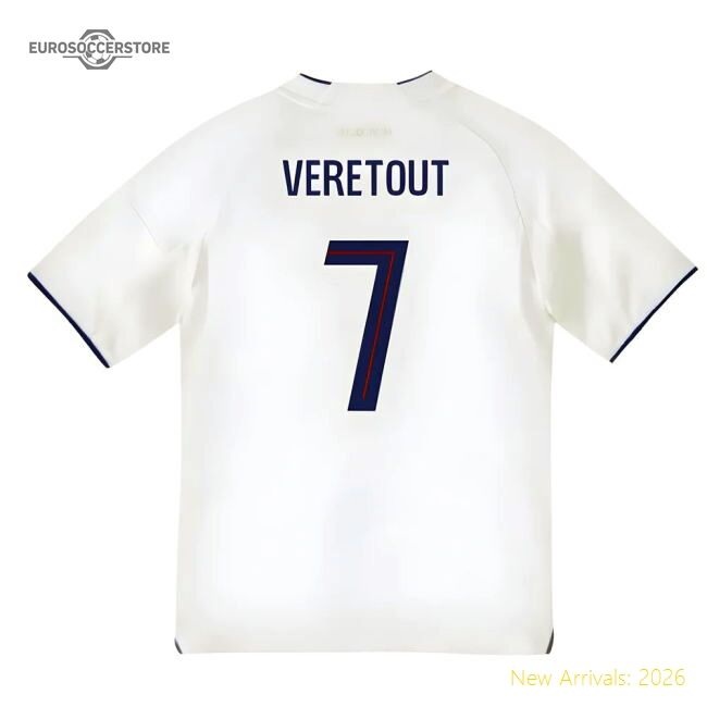 Top-Quality 2025-2026 Olympique Lyon Home Shirt (Kids) (Veretout 7)