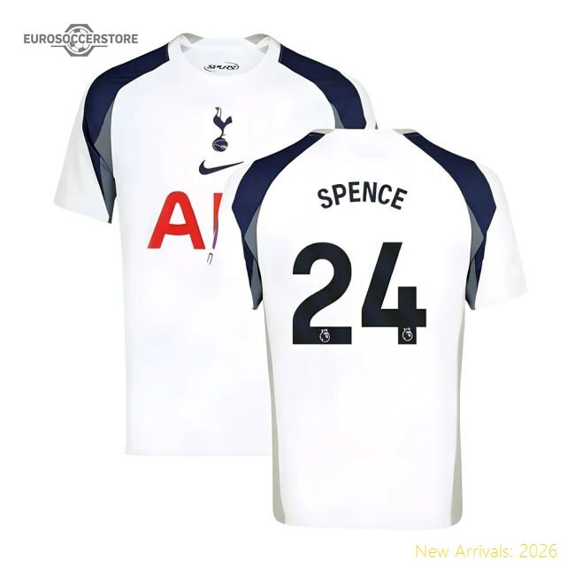 Authentic 2025-2026 Tottenham Hotspur Home Shirt (spence 24)