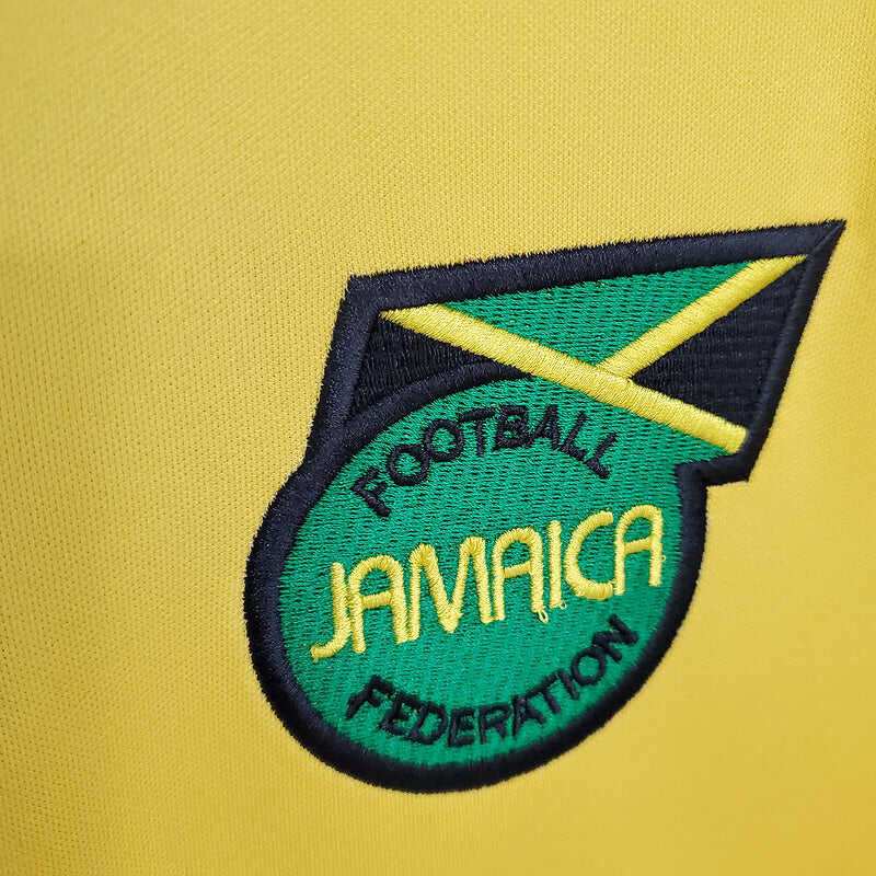 1998 Jamaica Away kit yellow