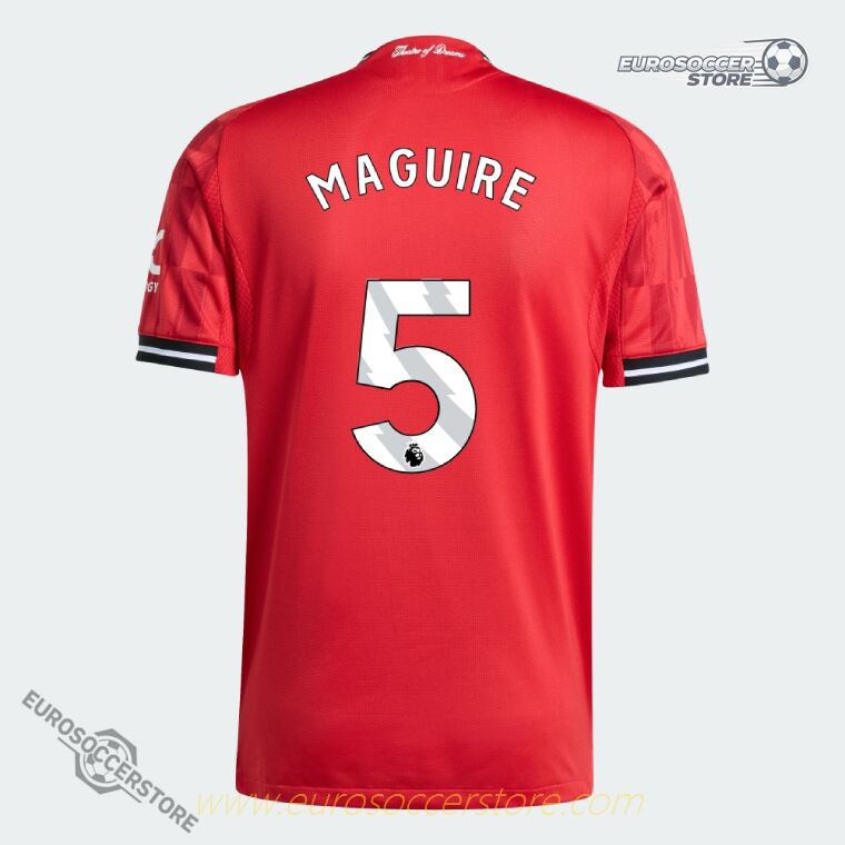 25-26 Season Manchester United Home Player Version Jersey with MAGUIRE 5
