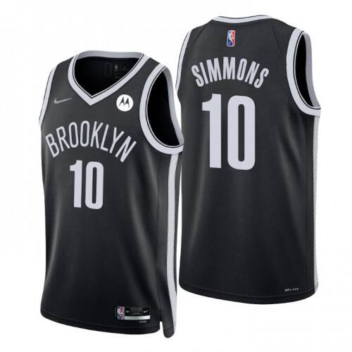 BKN Ben Simmons #10 Elite 2021 75th NBA Swingman Jersey Black
