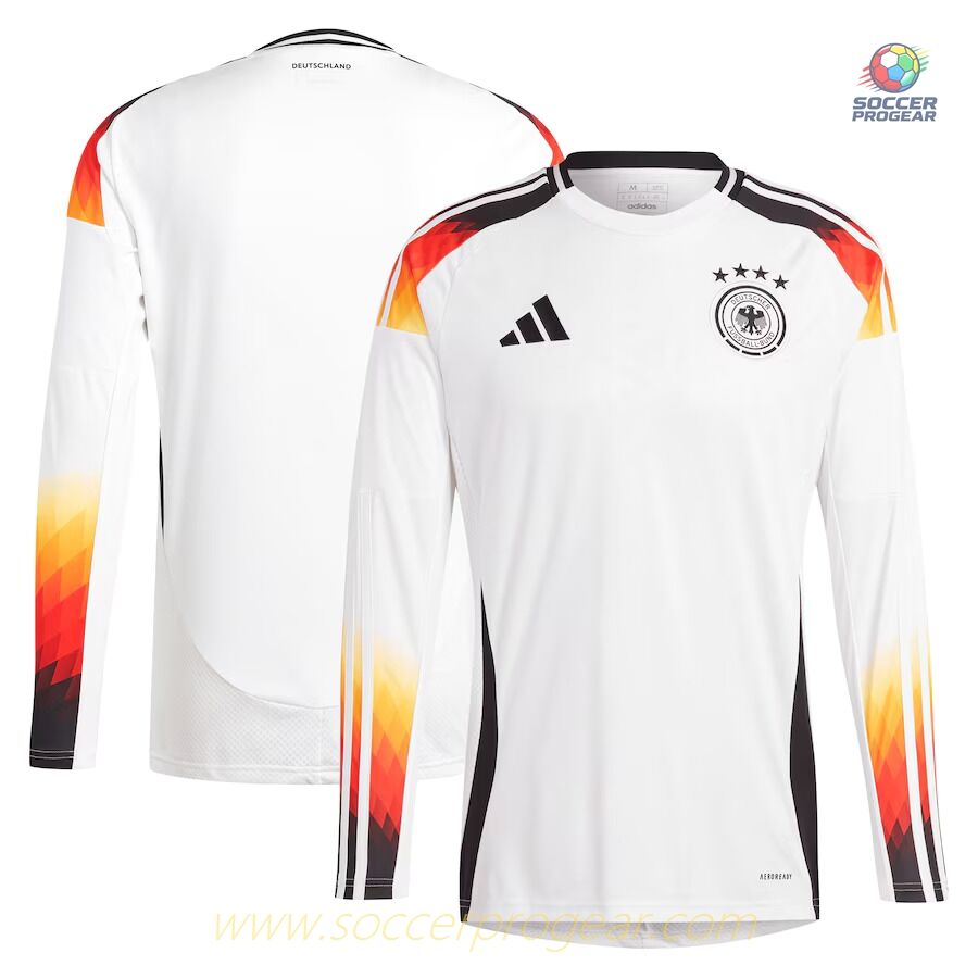 Germany Home Team Football Jersey 2024-2025 Edition Season Long Sleeve