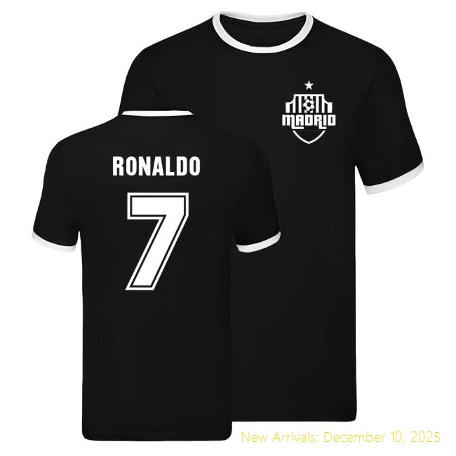 Real Madrid (rm) T-shirt - Ronaldo #cr7 Legacy - Durable Fabric