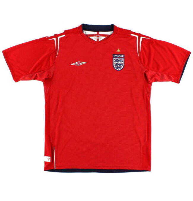 Convenient England 2006-08 Away Shirt (XLB 158cm) (Excellent) Good Quality