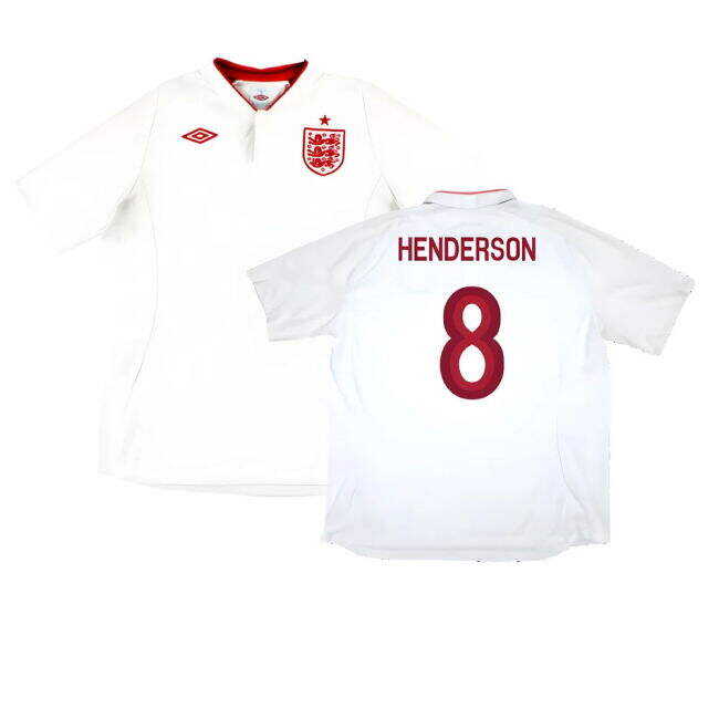 Sweet England 2012-13 Home (Mint) (Henderson 8) Unique