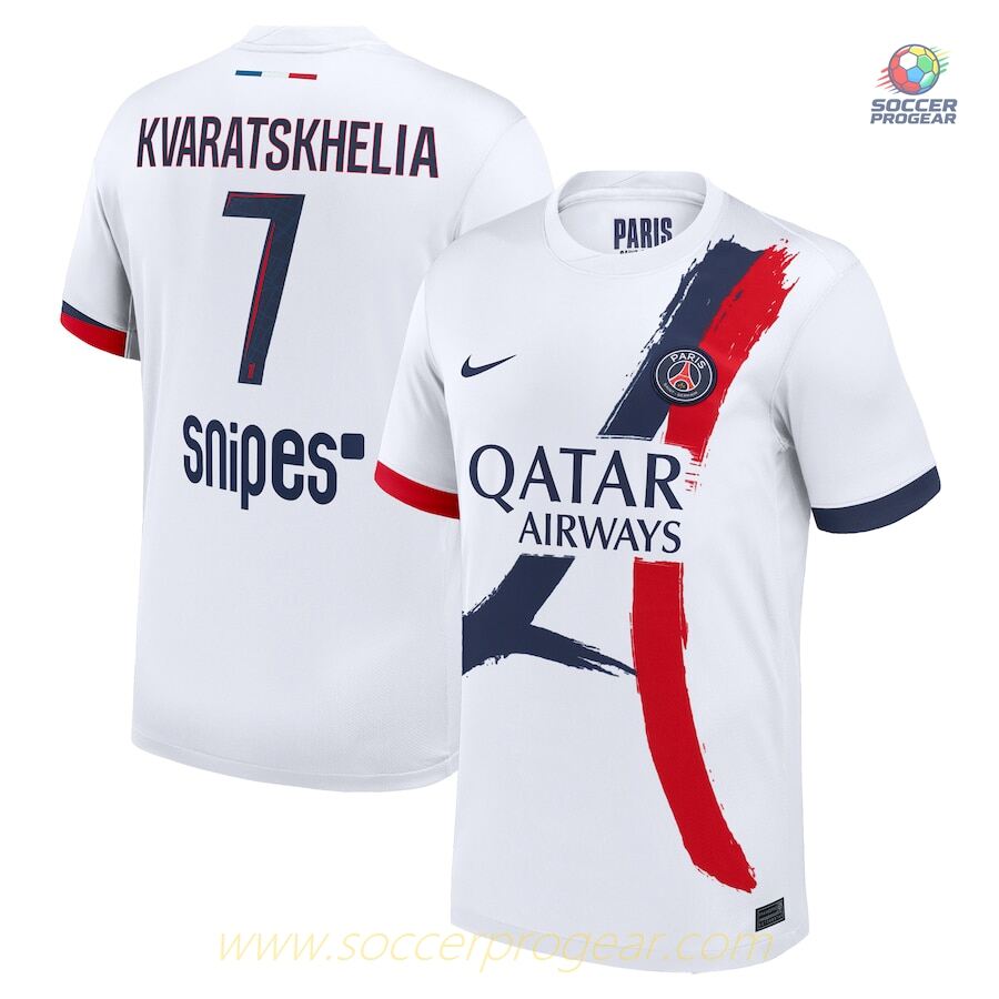 PSG Authentic Away Football Jersey 2024/25 Collection Kvaratskhelia