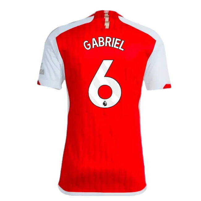 Adult 2023-2024 Arsenal Home Shirt (Gabriel 6)