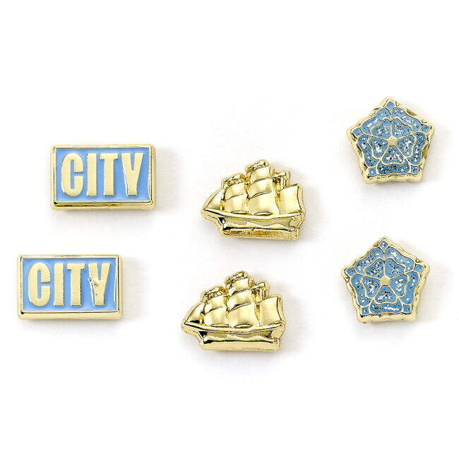 Manchester City FC Stud Earring Set - premium